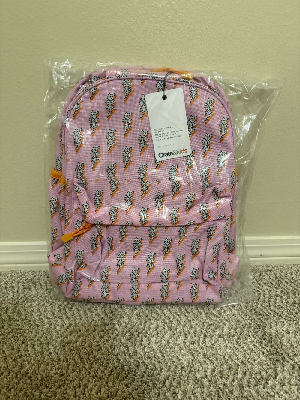 Crate & Kids - Backpack - Pink Lightning